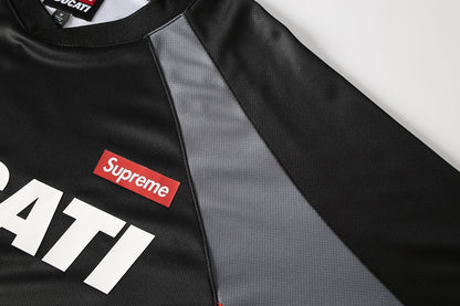 Supreme x Ducati Silicone Leather Logo Jersey – SS24 Week 16