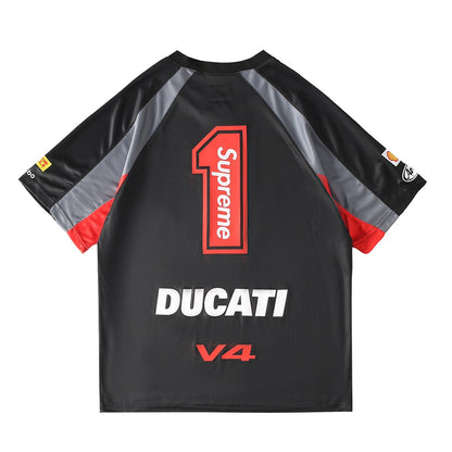 Supreme x Ducati Silicone Leather Logo Jersey – SS24 Week 16