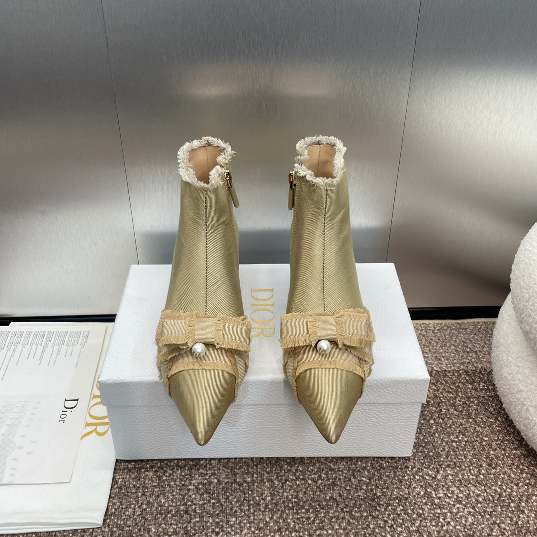 Dior J'Adior Adiorble Tassel Ankle Boots – 2024 Fall/Winter Collection