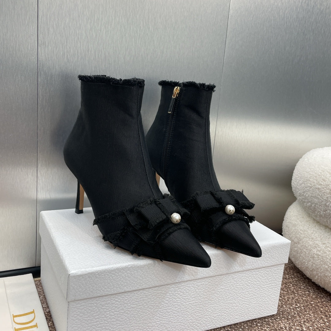 Dior J'Adior Adiorble Tassel Ankle Boots – 2024 Fall/Winter Collection