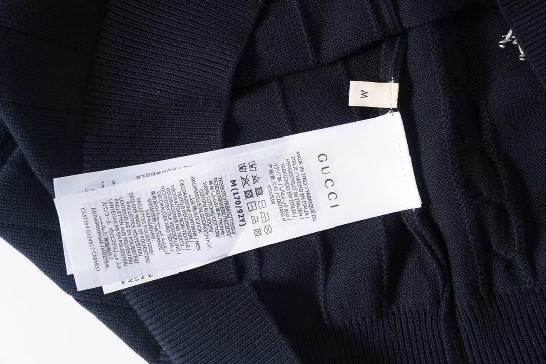 Gucci Double G Knit Polo Sweater – 2024 Collection