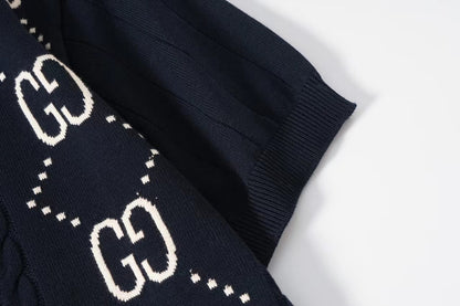 Gucci Double G Knit Polo Sweater – 2024 Collection