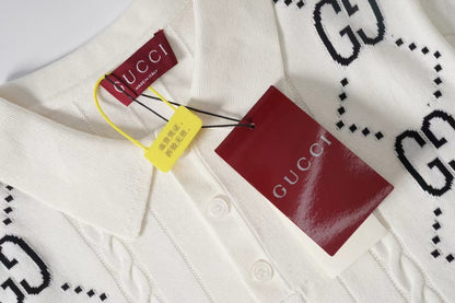 Gucci Double G Knit Polo Sweater – 2024 Collection