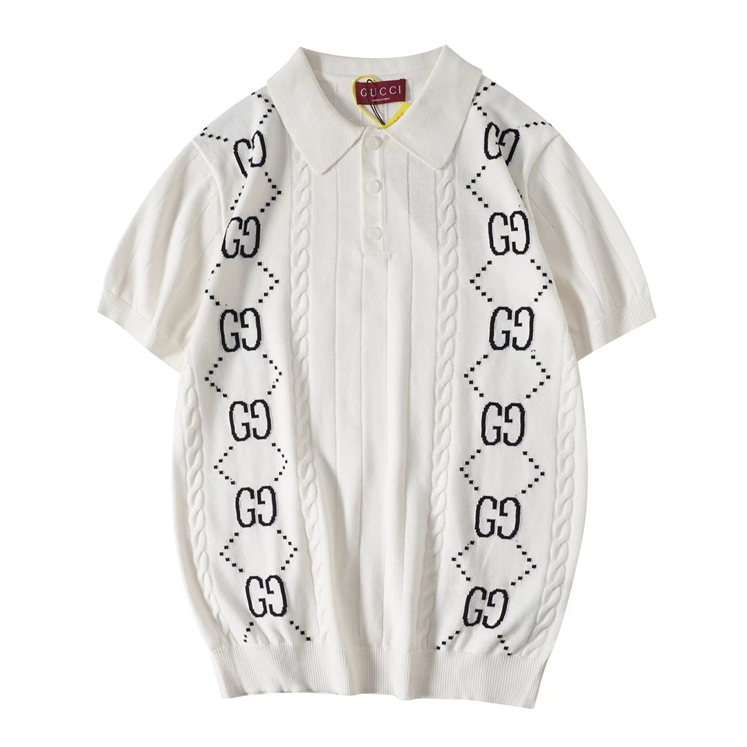 Gucci Double G Knit Polo Sweater – 2024 Collection