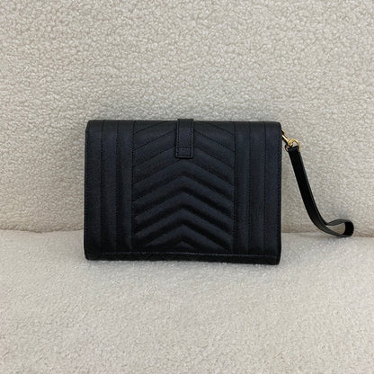 Saint Laurent Monogram Envelope Clutch Bag