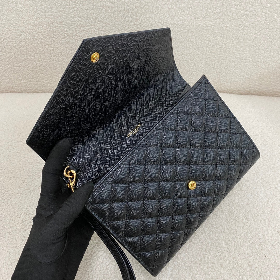 Saint Laurent Monogram Envelope Clutch Bag