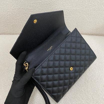 Saint Laurent Monogram Envelope Clutch Bag