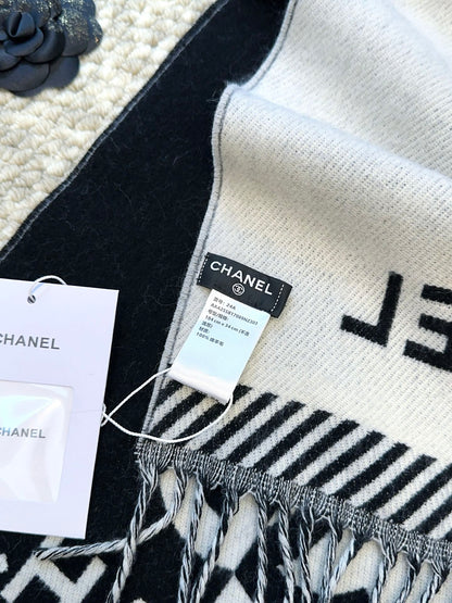 Chanel Double-Sided Jacquard Scarf