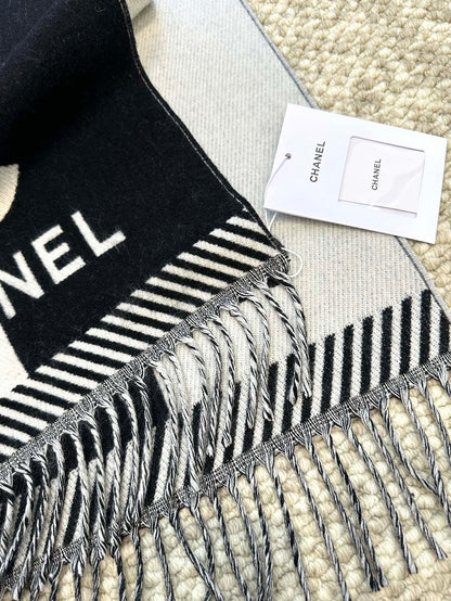 Chanel Double-Sided Jacquard Scarf