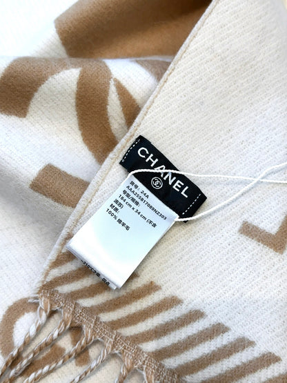 Chanel Double-Sided Jacquard Scarf