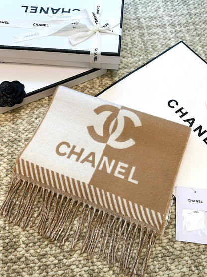 Chanel Double-Sided Jacquard Scarf