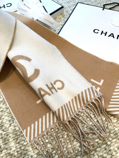 Chanel Double-Sided Jacquard Scarf