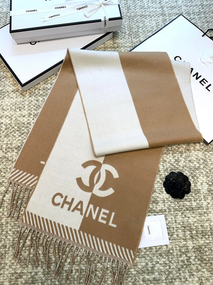 Chanel Double-Sided Jacquard Scarf
