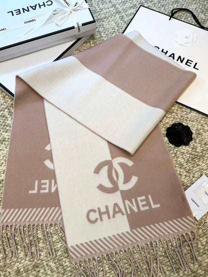 Chanel Double-Sided Jacquard Scarf