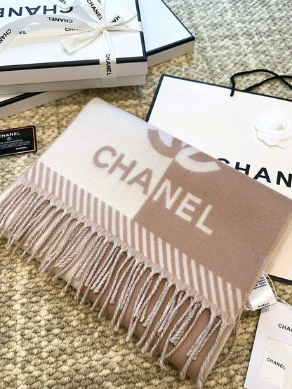 Chanel Double-Sided Jacquard Scarf