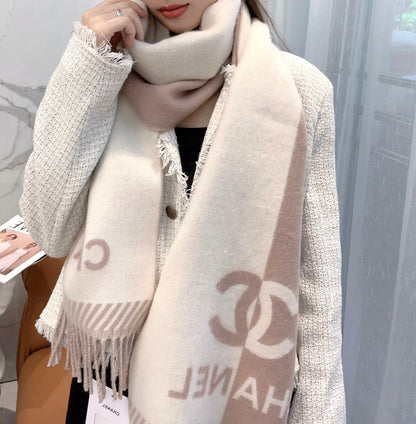 Chanel Double-Sided Jacquard Scarf