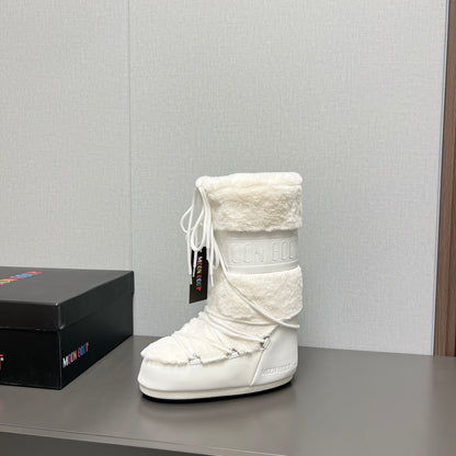 Moon Boot Fluffy Y2K Snow Boots – 2024FW