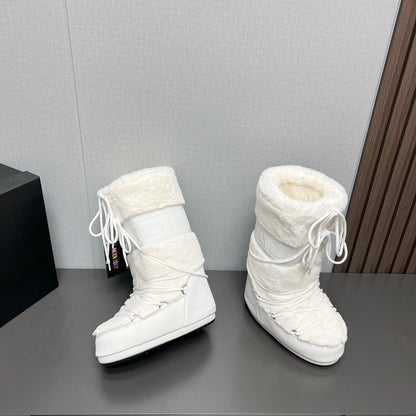 Moon Boot Fluffy Y2K Snow Boots – 2024FW