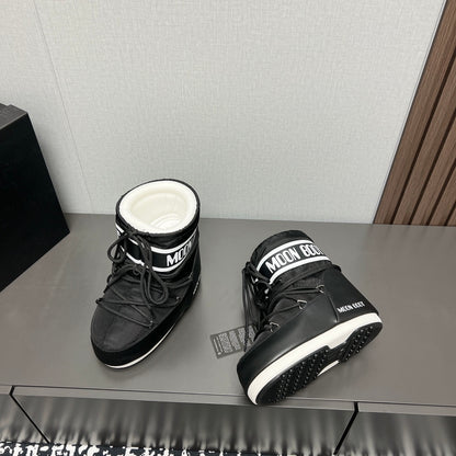 Moon Boot 2024 Autumn/Winter Platform Snow Ankle Boots – 2024FW