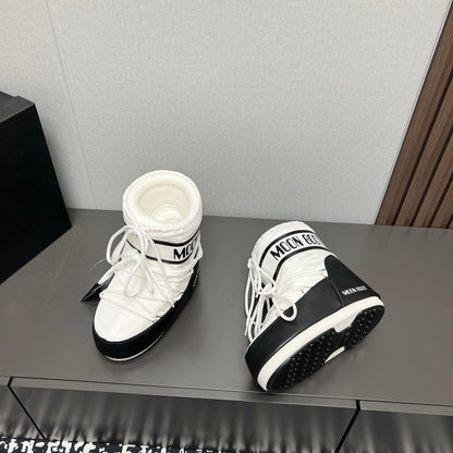 Moon Boot 2024 Autumn/Winter Platform Snow Ankle Boots – 2024FW