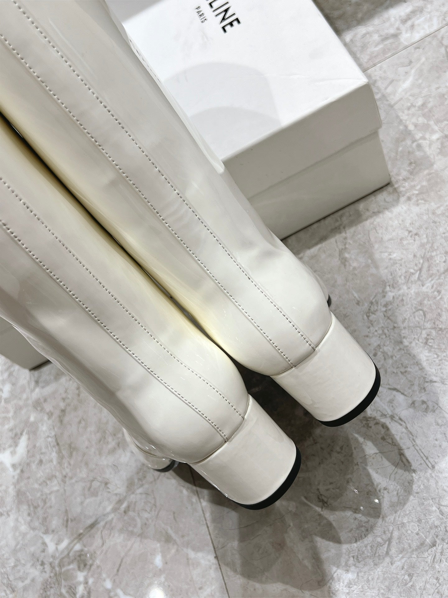 Celine Retro Chunky Heel Knee-High Boots – 24FW