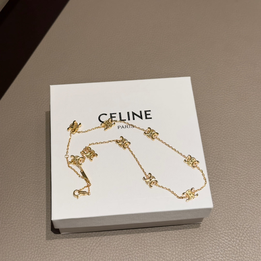 Celine Triomphe Pendant Necklace