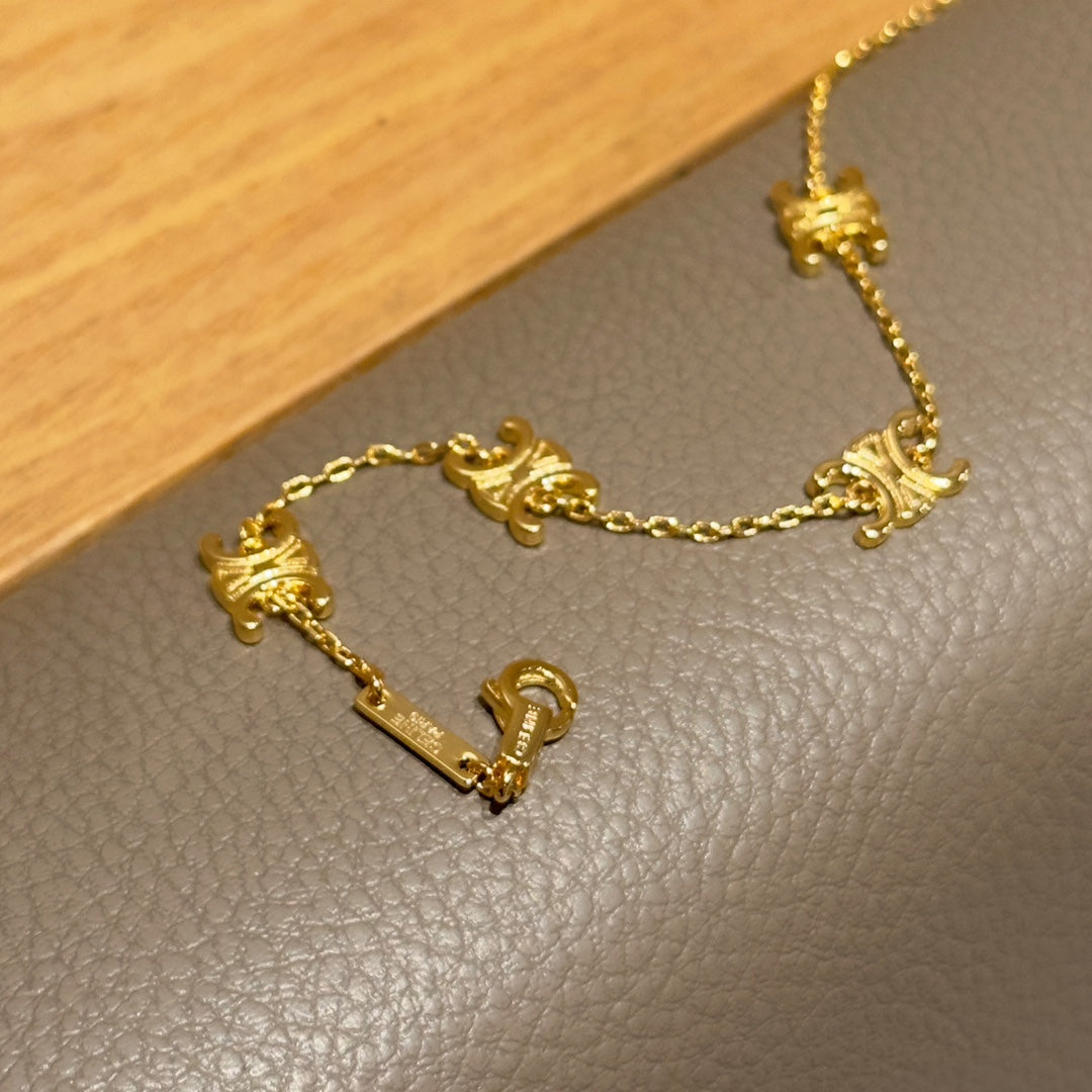 Celine Triomphe Pendant Necklace
