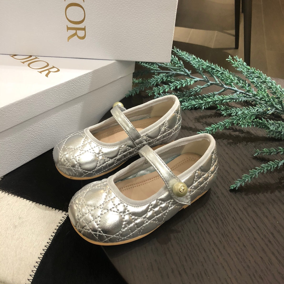 Dior DioBady Ballet Quilted Flats – Kids Collection – 2024SS