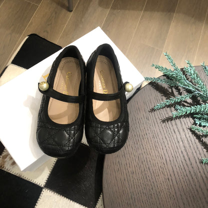 Dior DioBady Ballet Quilted Flats – Kids Collection – 2024SS