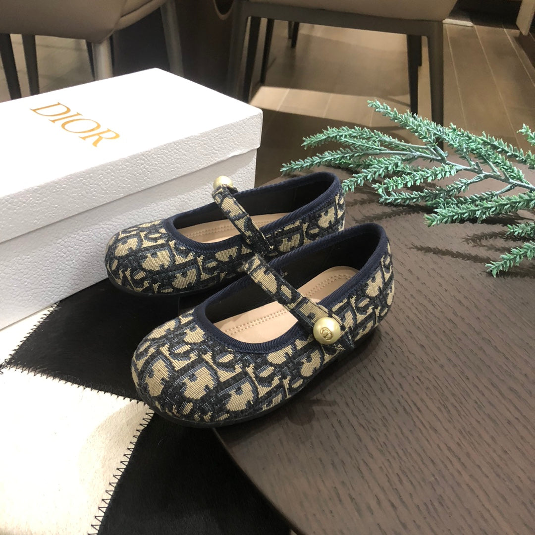 Dior DioBady Ballet Quilted Flats – Kids Collection – 2024SS