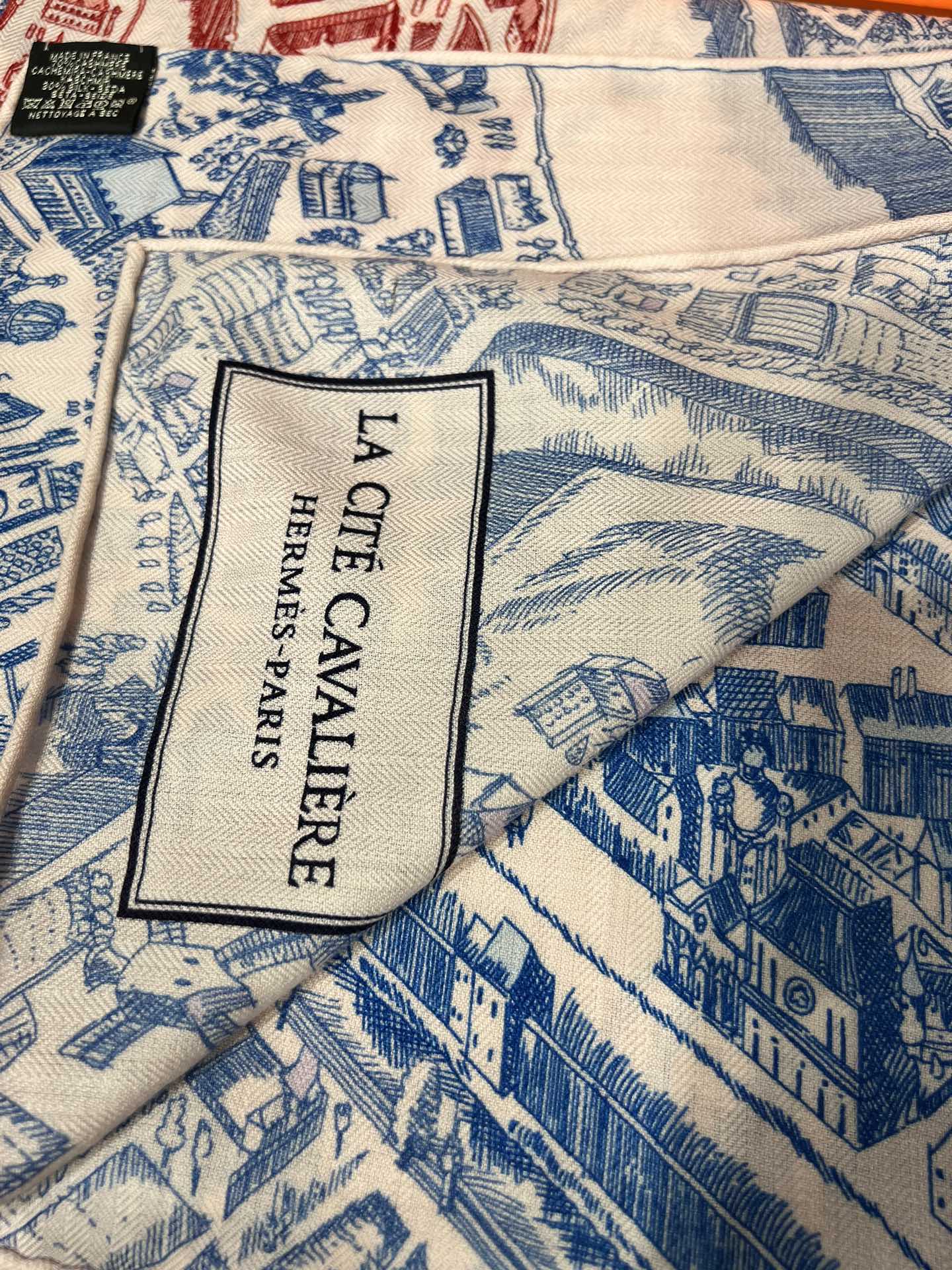 Hermès City of Horses Double-Sided Silk Cashmere Scarf – 2024 Collection