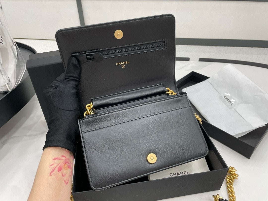 Chanel Boy WOC Lambskin Crossbody Bag – 2022 Collection