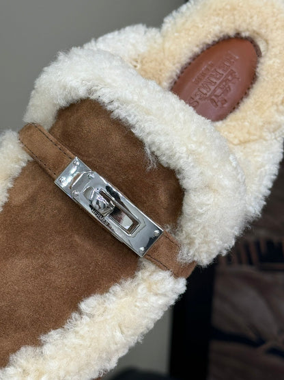 Hermès H Kelly Classic Mule Slippers – 24FW
