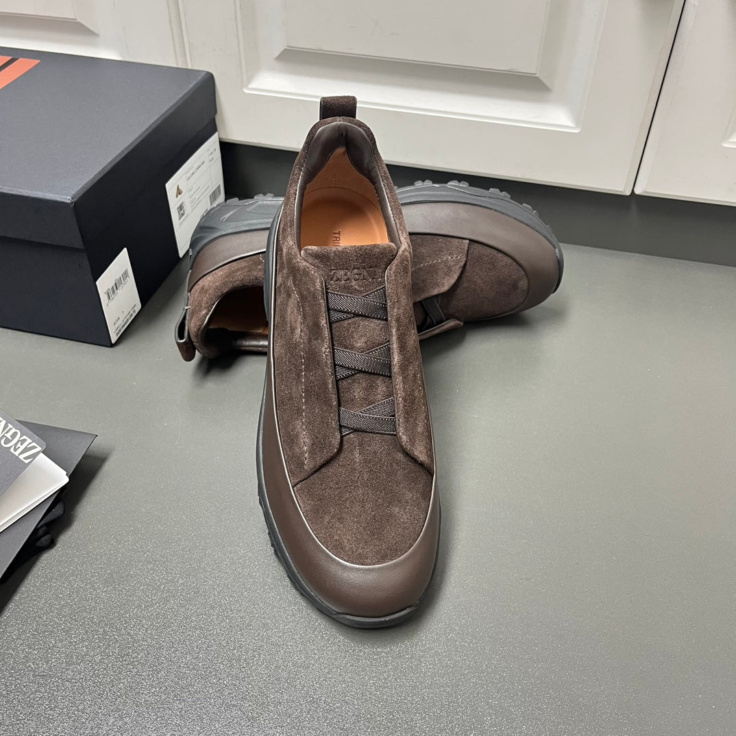Zegna Triple Stitch™ Monte Perforated Casual Shoes