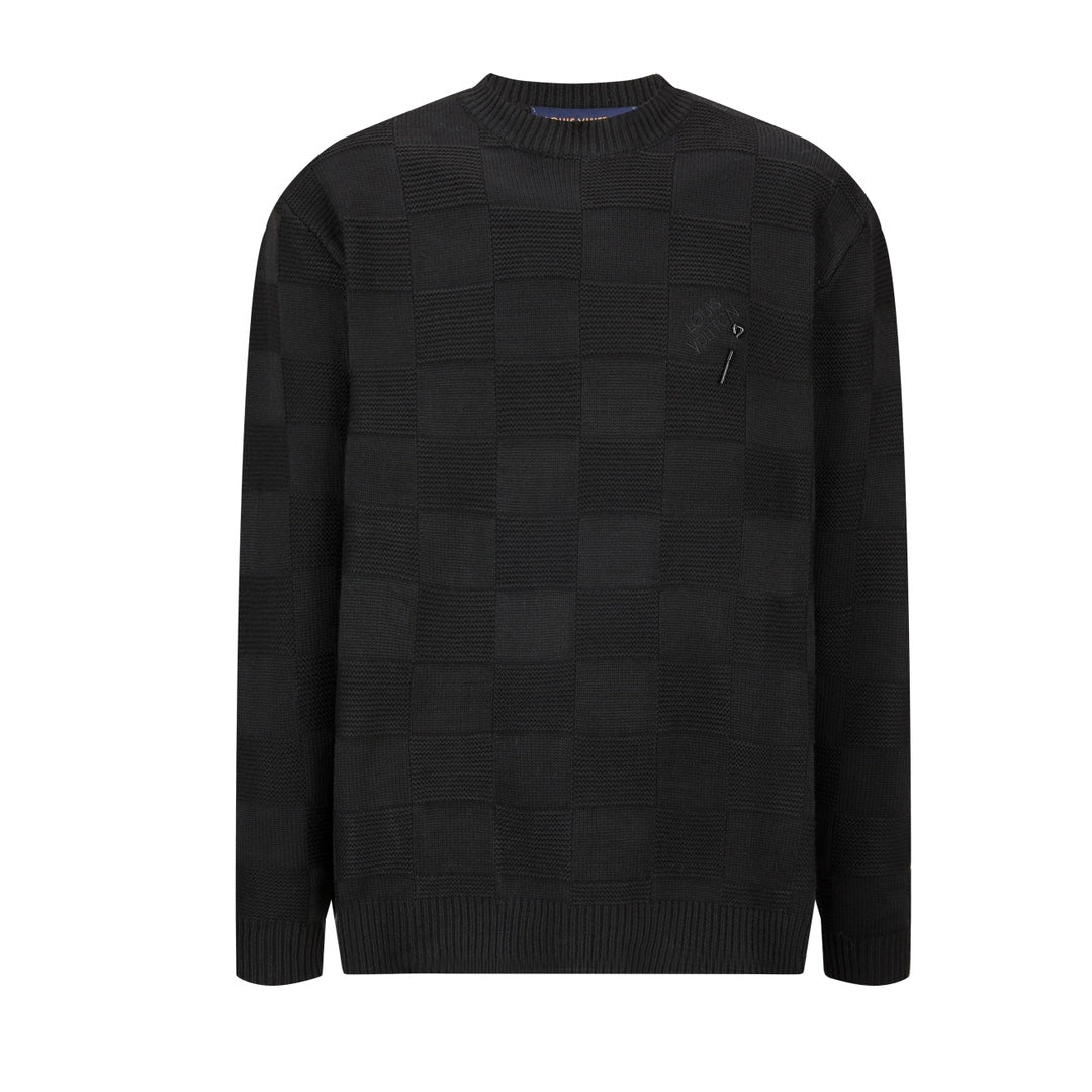 Louis Vuitton Damier Pin Embroidered Sweater