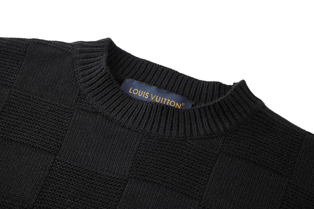 Louis Vuitton Damier Pin Embroidered Sweater