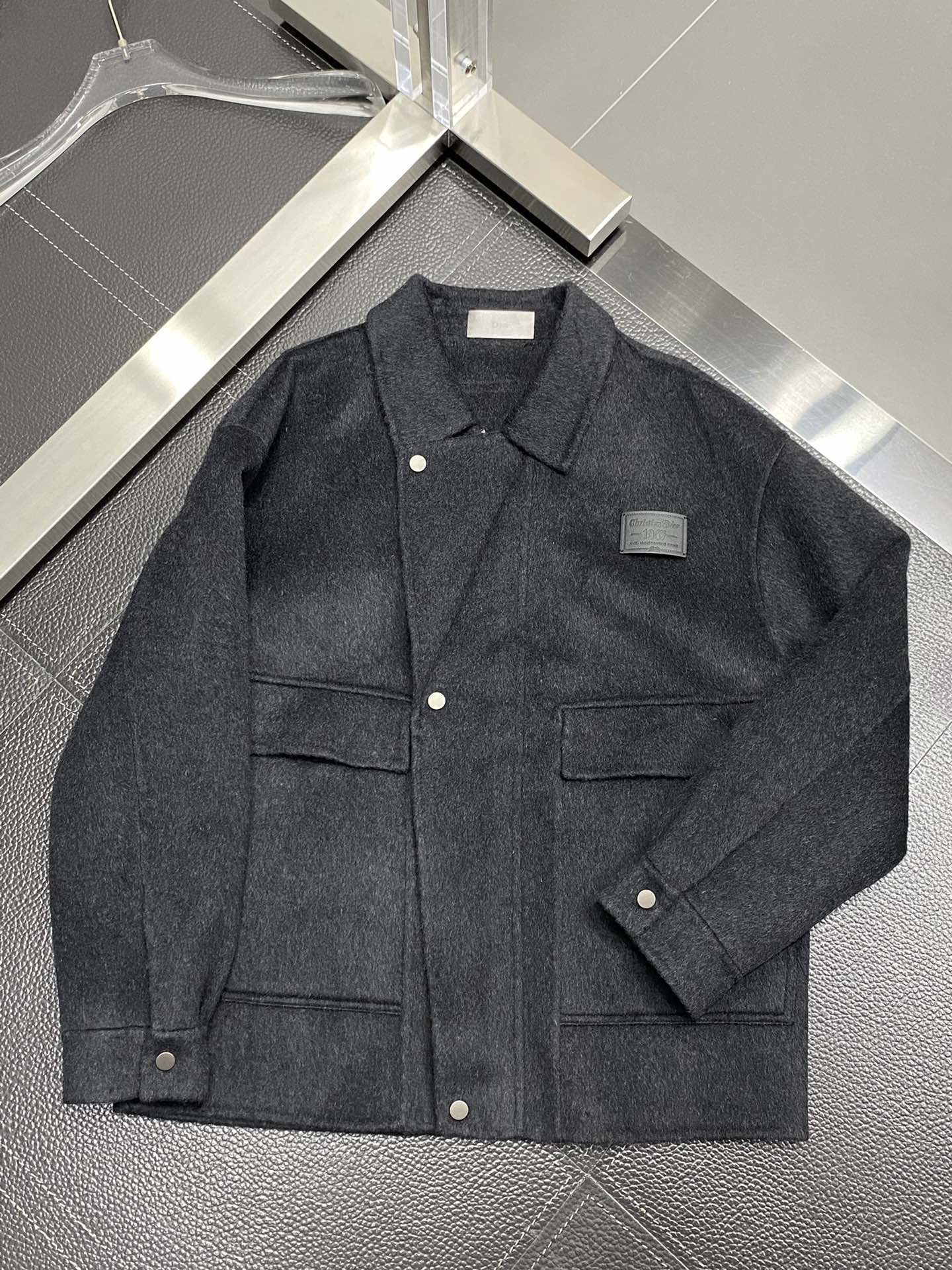 Dior Men's Classic Lambswool Short Coat