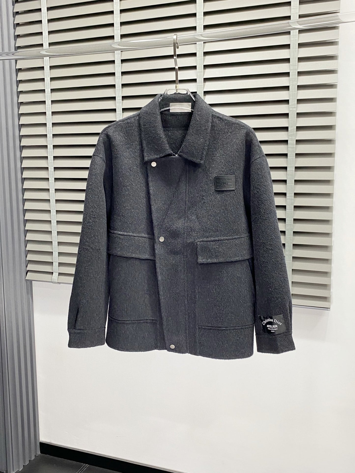 Dior Men's Classic Lambswool Short Coat