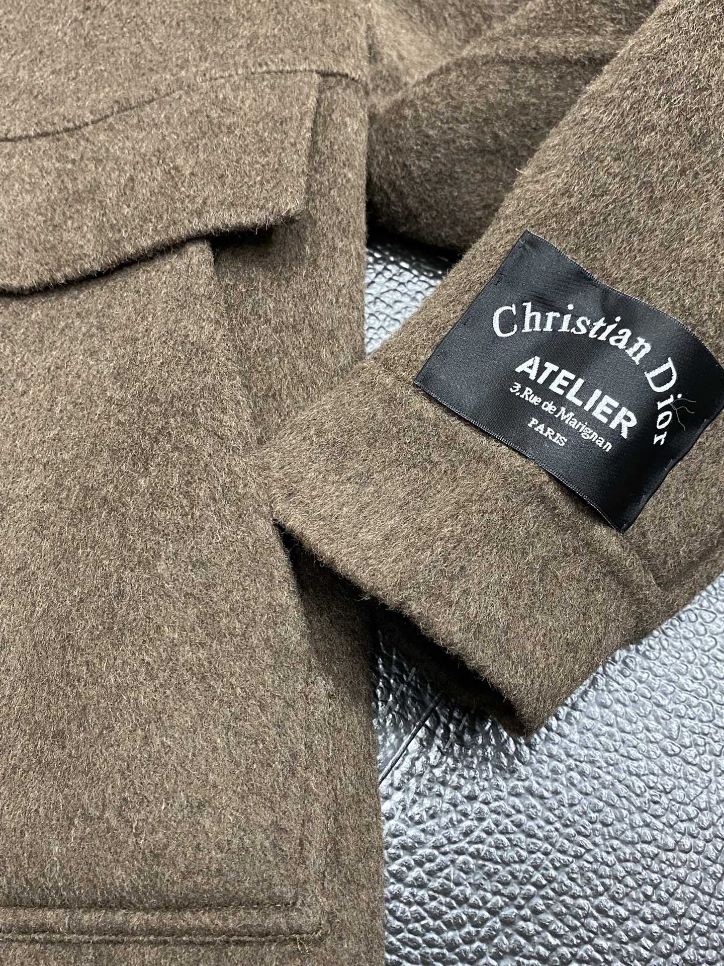 Dior Men's Classic Lambswool Short Coat