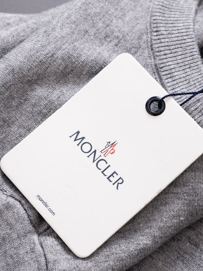 Moncler Round Neck Knit Sweater – 2024 Collection