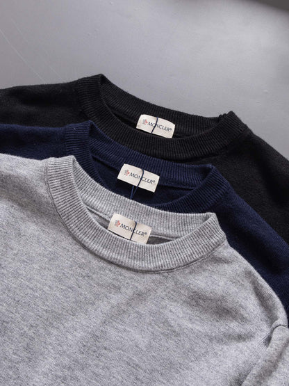 Moncler Round Neck Knit Sweater – 2024 Collection