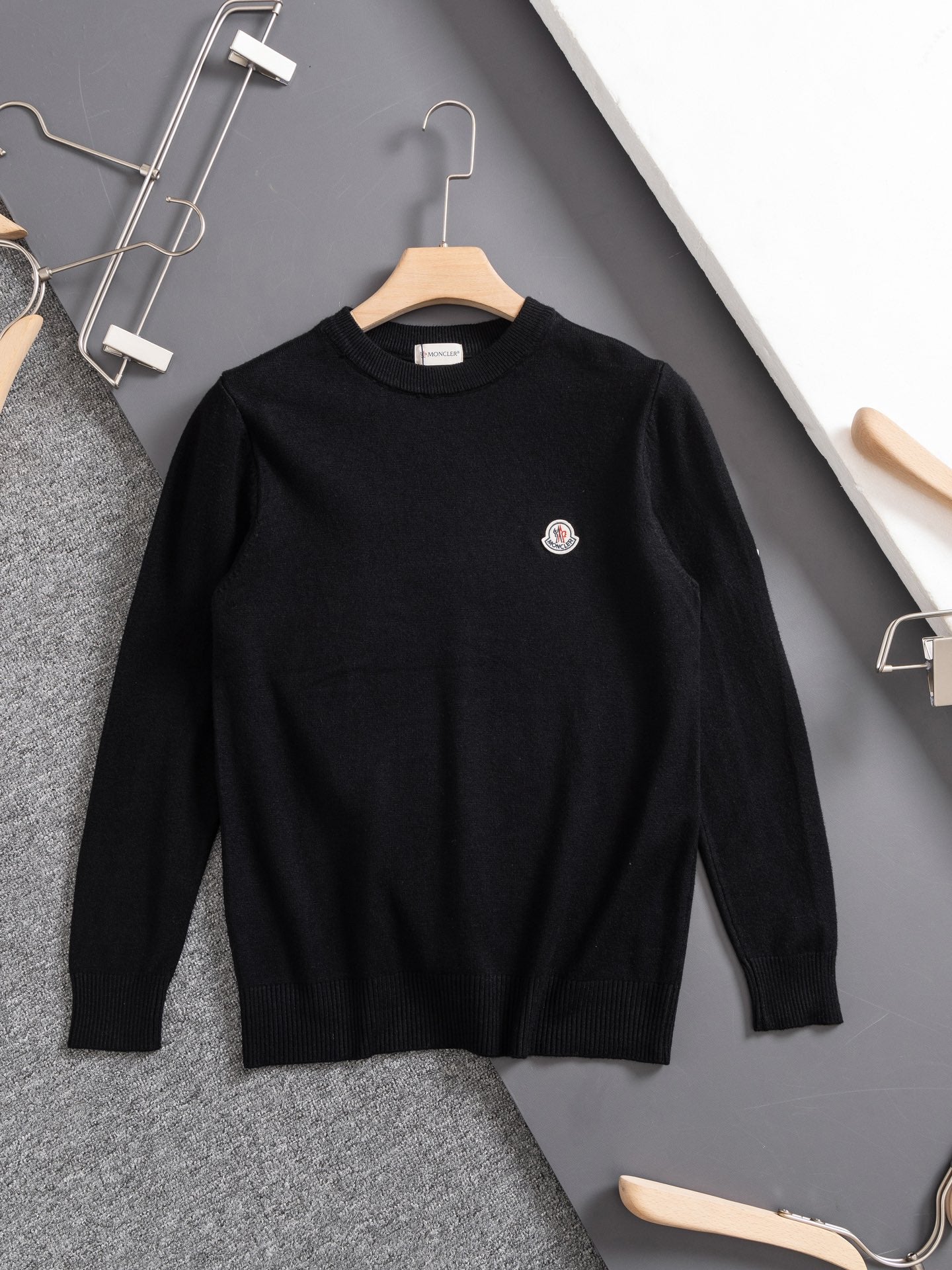 Moncler Round Neck Knit Sweater – 2024 Collection