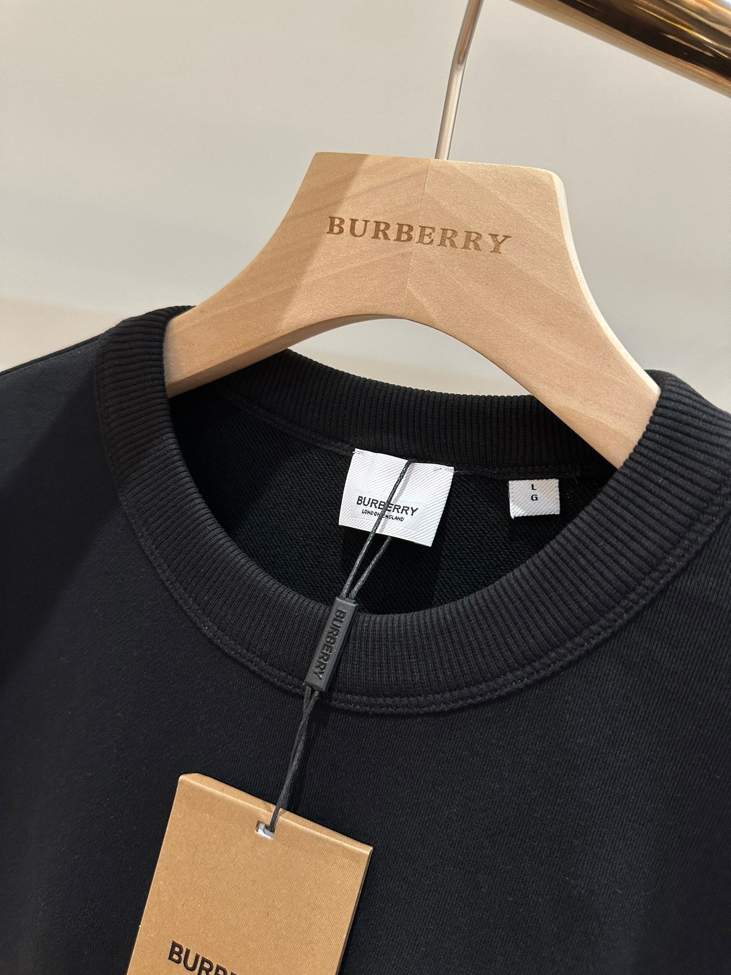 Burberry TB Monogram Cotton Crewneck Sweatshirt