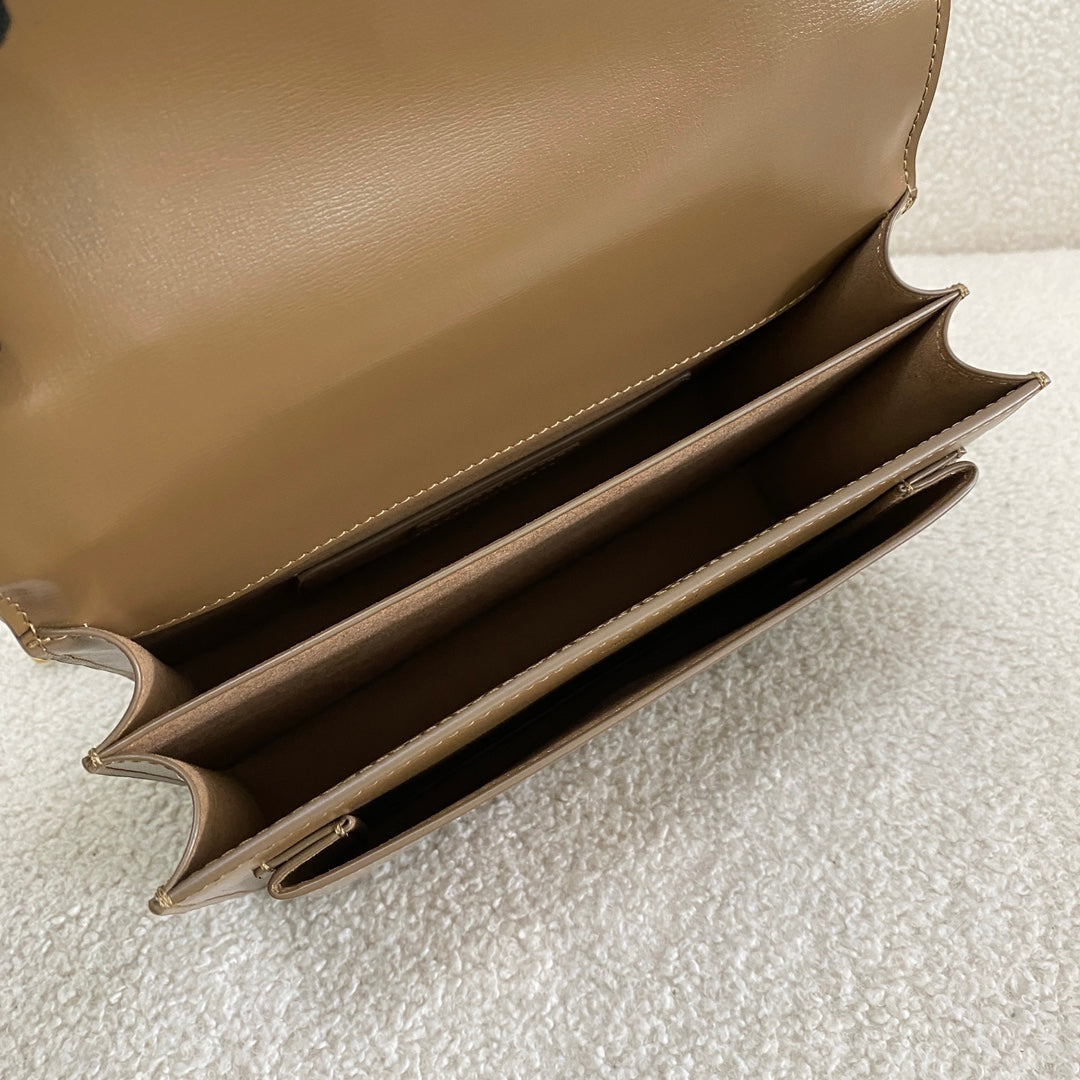 Saint Laurent Sunset Shoulder Bag – Milk Tea