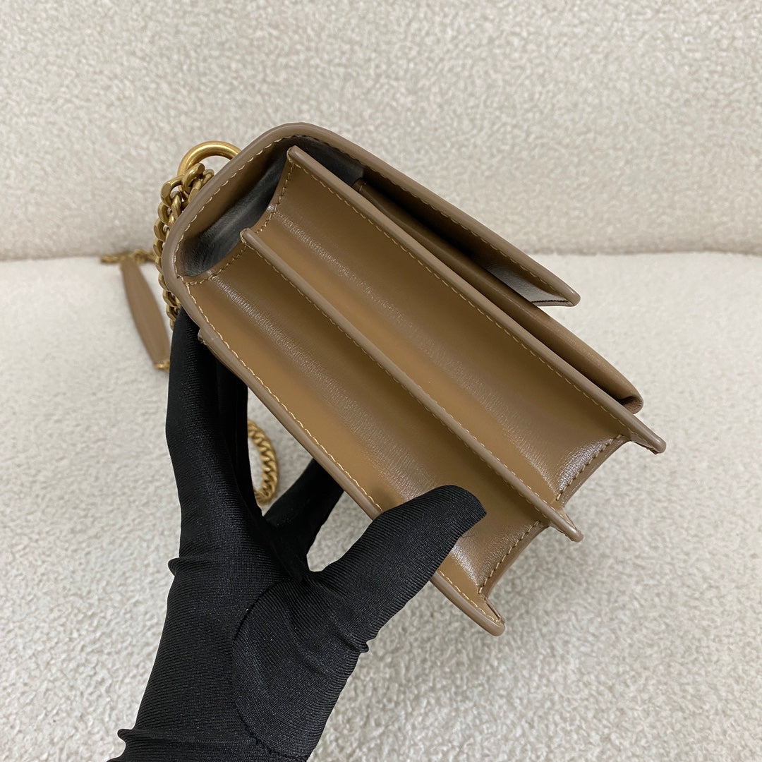 Saint Laurent Sunset Shoulder Bag – Milk Tea