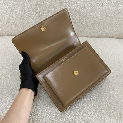 Saint Laurent Sunset Shoulder Bag – Milk Tea