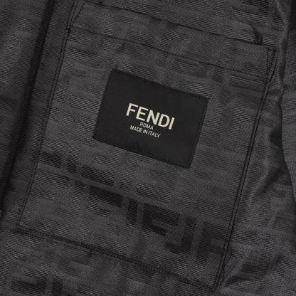 Fendi FF Monogram Full-Zip Windbreaker Jacket