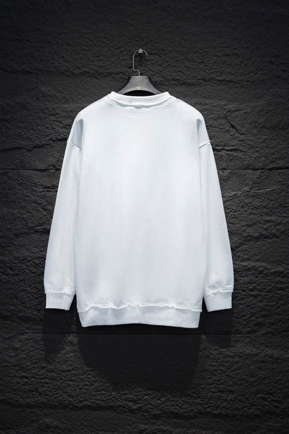 Miu Miu Embroidered Oversize Cotton Sweatshirt