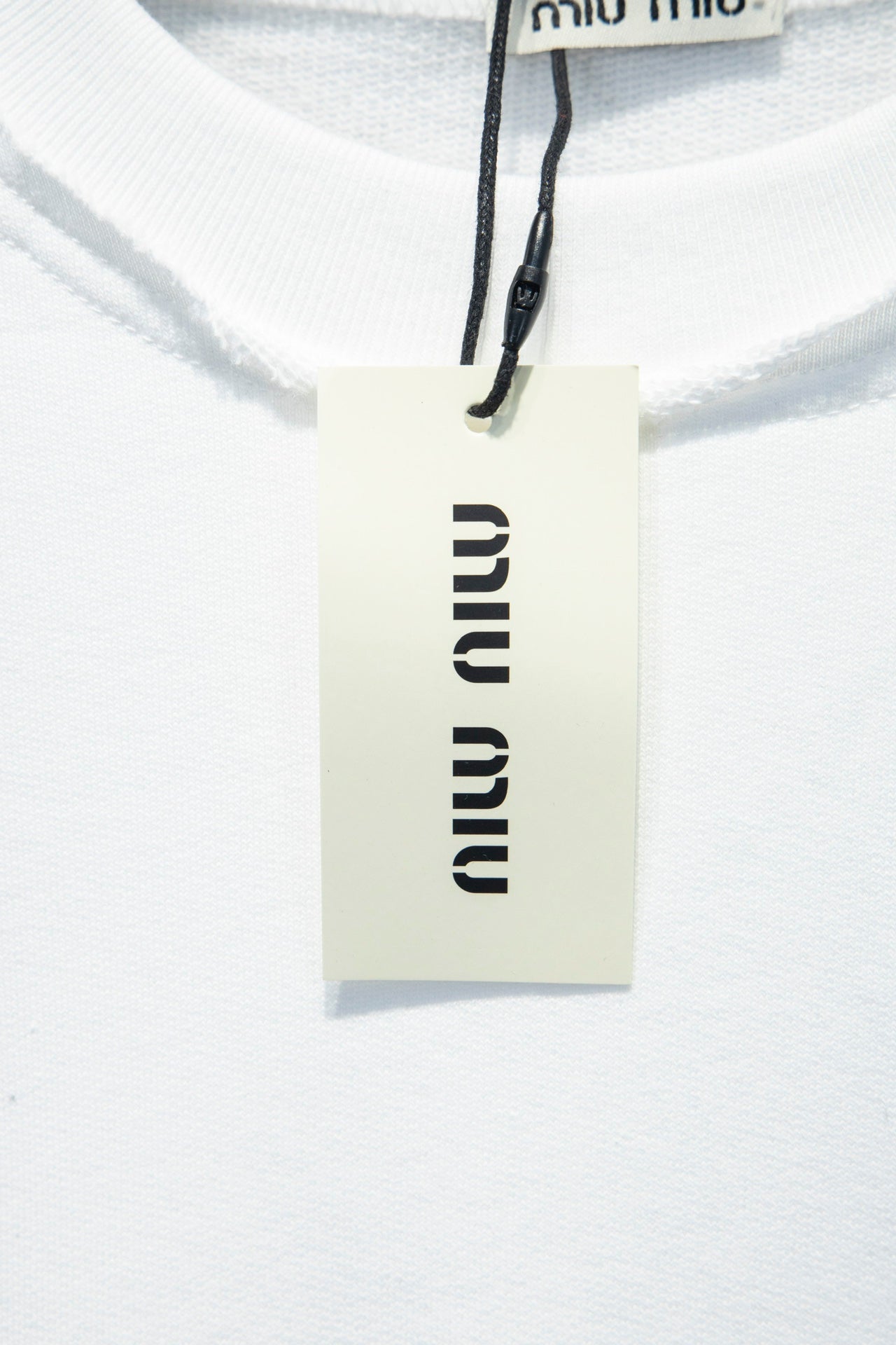 Miu Miu Embroidered Oversize Cotton Sweatshirt