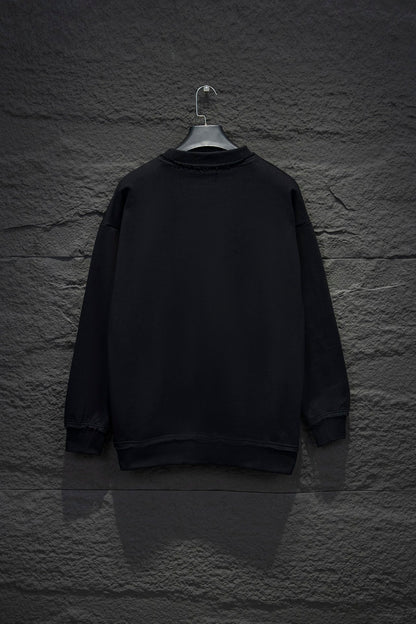 Miu Miu Embroidered Oversize Cotton Sweatshirt